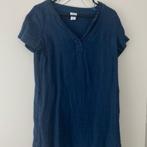 Sigrid Olsen Navy Dress Small
